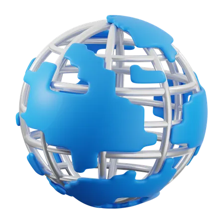 Globalization  3D Icon