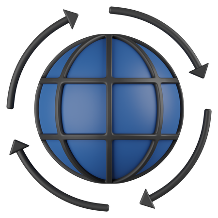 Globalization 3D Icon