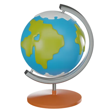 Travel Globe Icon Perfect For Depicting The Essence Of Worldwide Adventure And Exploration 3 D Render Illustration 3D Icon