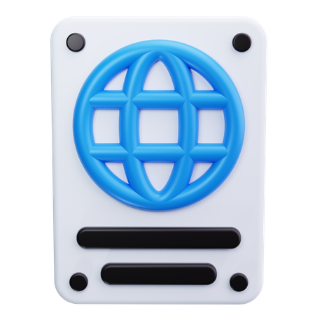 지구  3D Icon