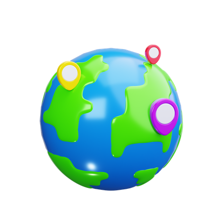 Globe  3D Icon