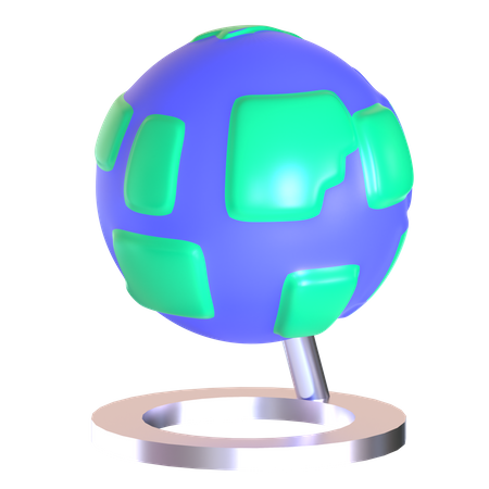 Globe  3D Icon