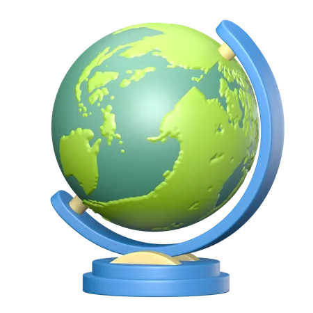 Globe 3D Illustration
