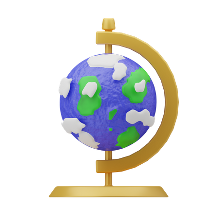 Globe 3D Illustration