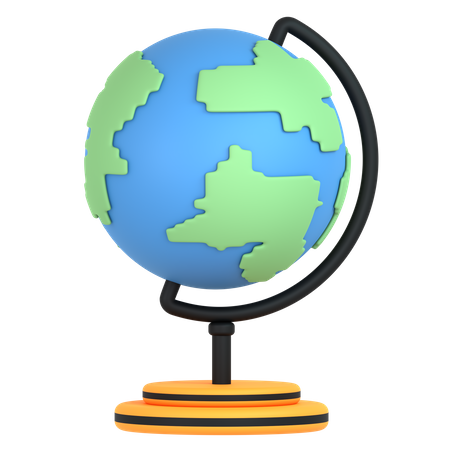 Globe 3D Icon