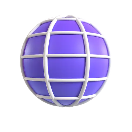 Earth Globe 3 D Illustration Rendering 3D Icon
