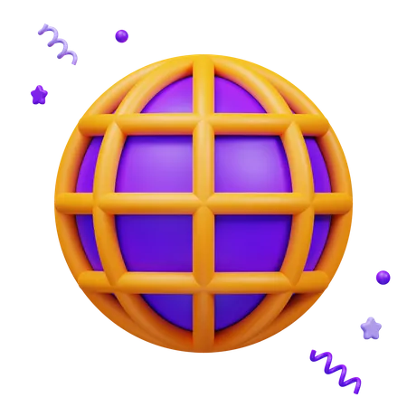 Website Globe Program Network 3 D Rendering For Website Or App 3D Icon