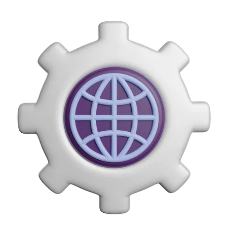 Globe World Internet 3D Icon