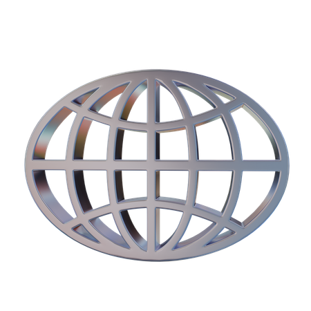 Globe Abstract  3D Icon