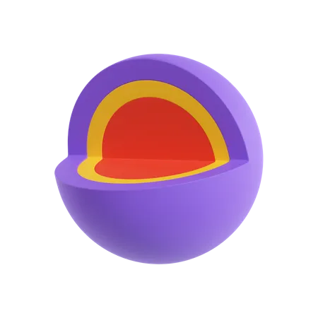 Globe Chart  3D Icon