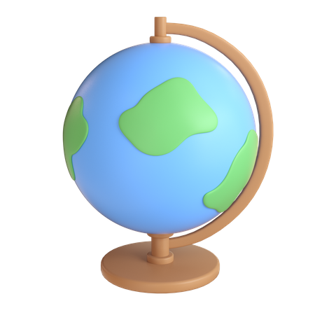 Globe de bureau  3D Icon
