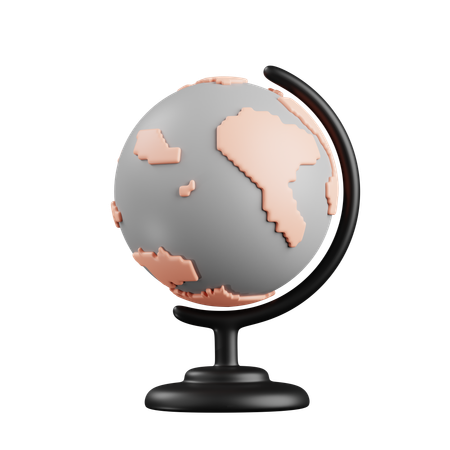 Globe de table  3D Icon
