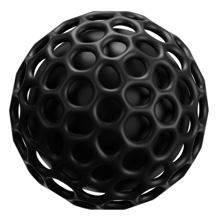 Forme abstraite du globe  3D Icon