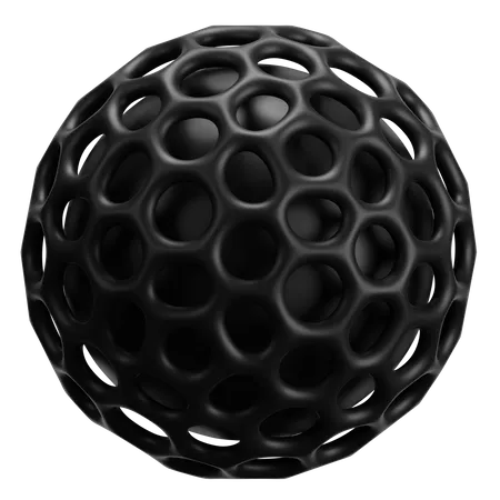 Forme abstraite du globe  3D Icon