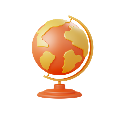 Globe terrestre  3D Icon