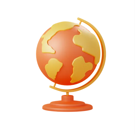 Globe terrestre  3D Icon