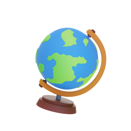 Globe terrestre  3D Icon