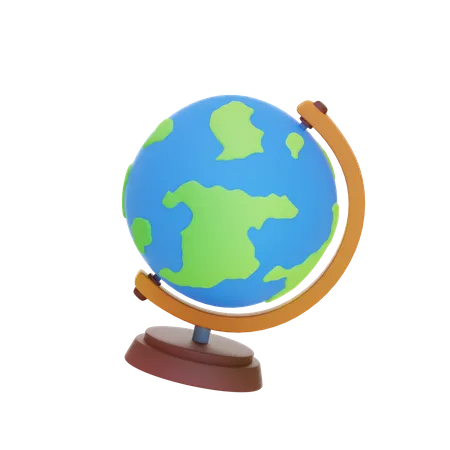 Globe terrestre  3D Icon