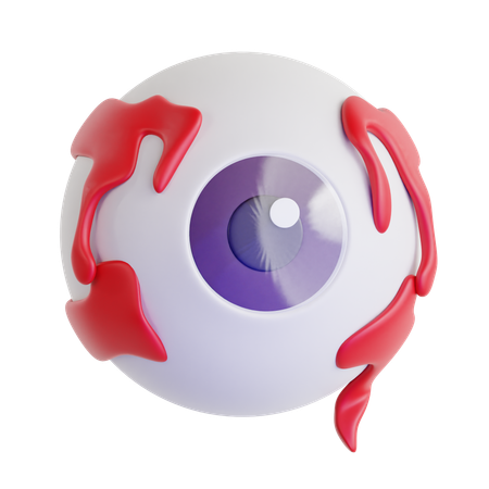 Globe oculaire d'Halloween  3D Icon