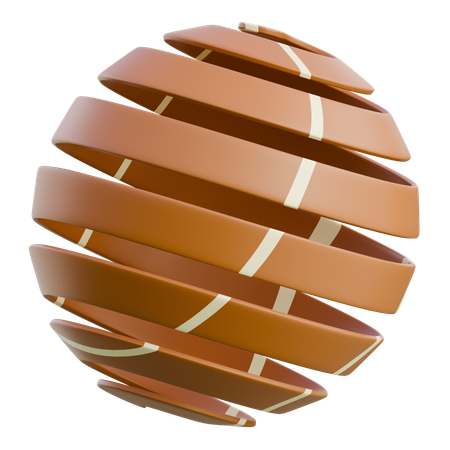 Globe Sphere  3D Icon