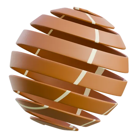 Globe Sphere  3D Icon