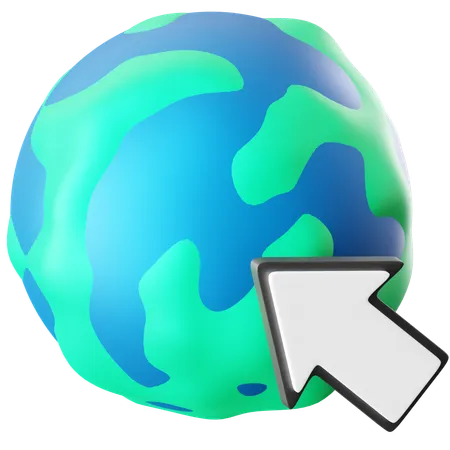 Toucher le globe  3D Icon