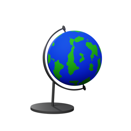 Globe terrestre  3D Illustration