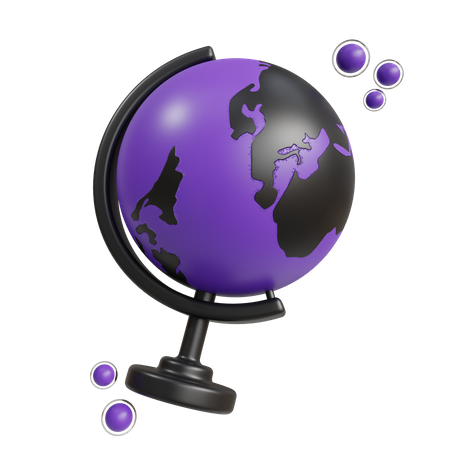 Globe terrestre  3D Icon