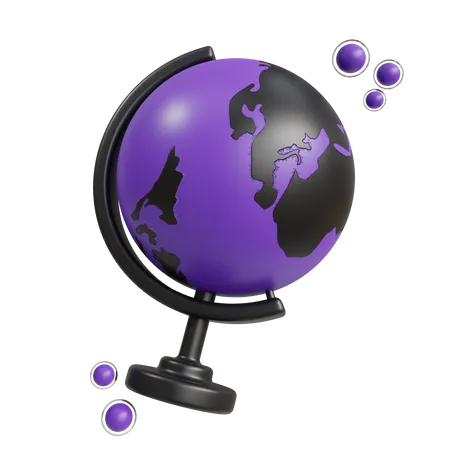 Globe terrestre  3D Icon