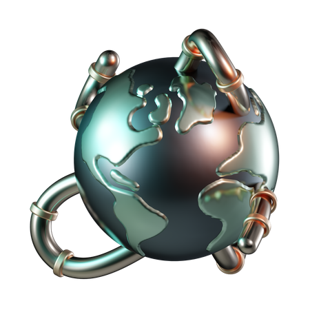 Ver du globe  3D Icon