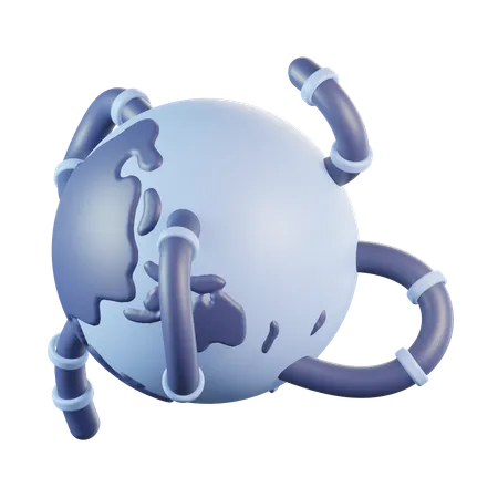 Ver du globe  3D Icon