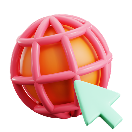 Globe Web  3D Icon