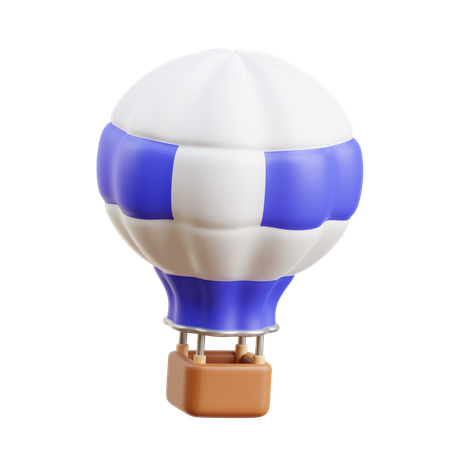 Globo aerostático  3D Icon