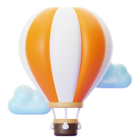 Globo aerostático  3D Icon