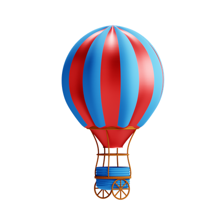 Globo aerostático  3D Icon