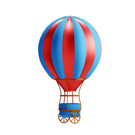 Globo aerostático  3D Icon