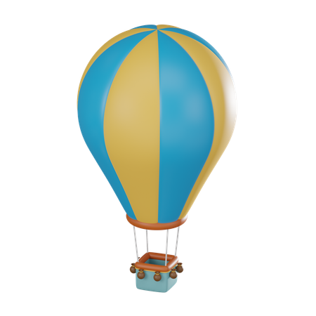 Globo aerostático  3D Icon