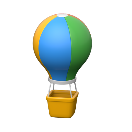 Globo aerostático  3D Icon