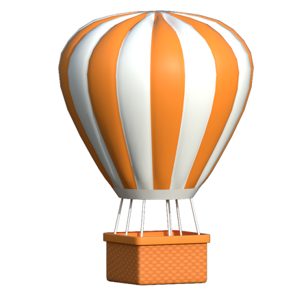 Globo aerostático  3D Illustration