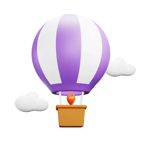 Globo aerostático  3D Icon