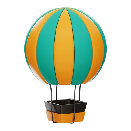 Globo aerostático  3D Icon