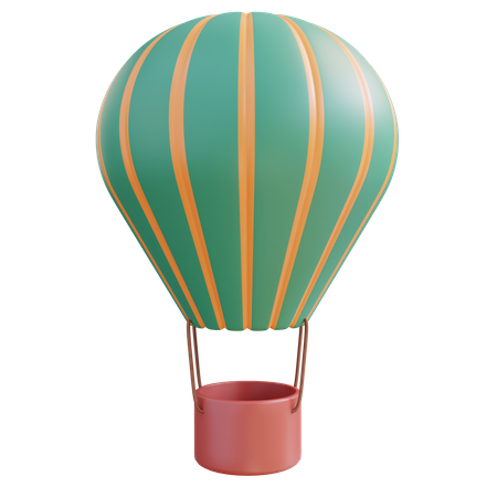 Globo aerostático  3D Icon