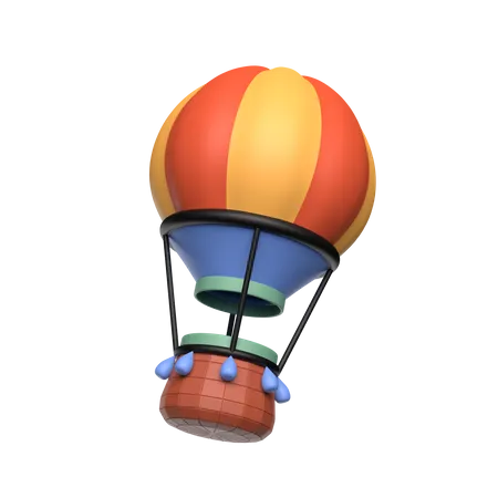 Globo aerostático  3D Icon