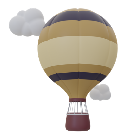 Globo aerostático  3D Icon