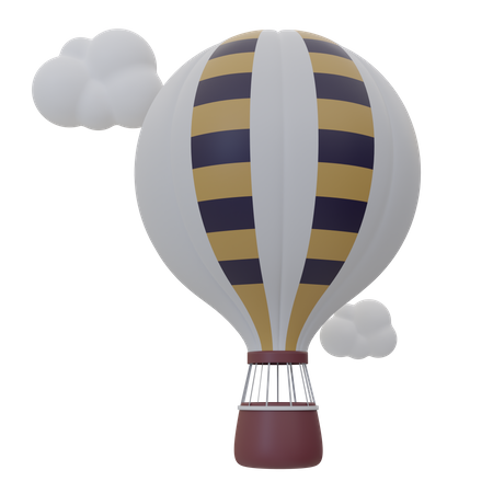 Globo aerostático  3D Icon