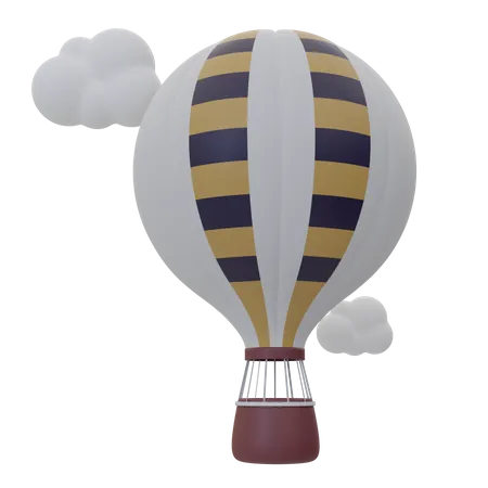 Globo aerostático  3D Icon