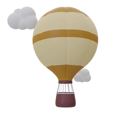 Globo aerostático  3D Icon