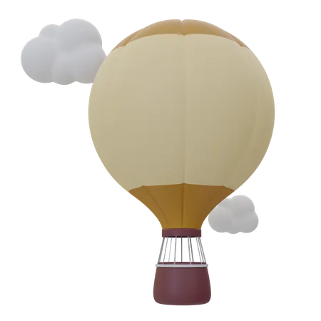 Globo aerostático  3D Icon