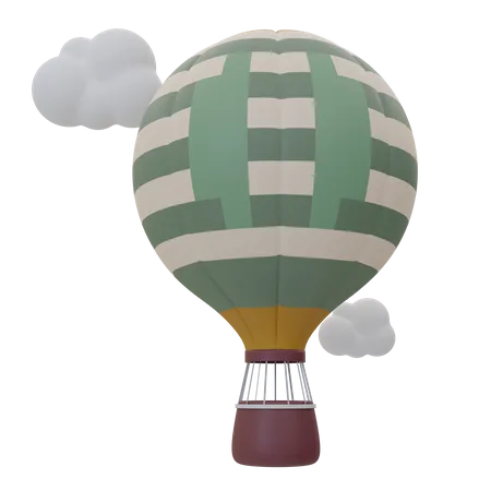 Globo aerostático  3D Icon