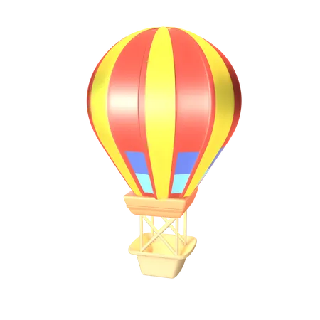 Globo aerostático  3D Icon